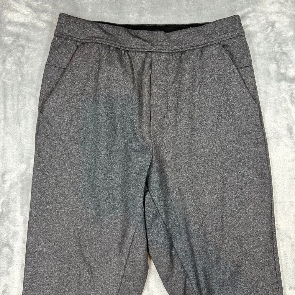 Lululemon ABC Jogger Heathered Grey Mens Size M Slim Fit Performance Pants